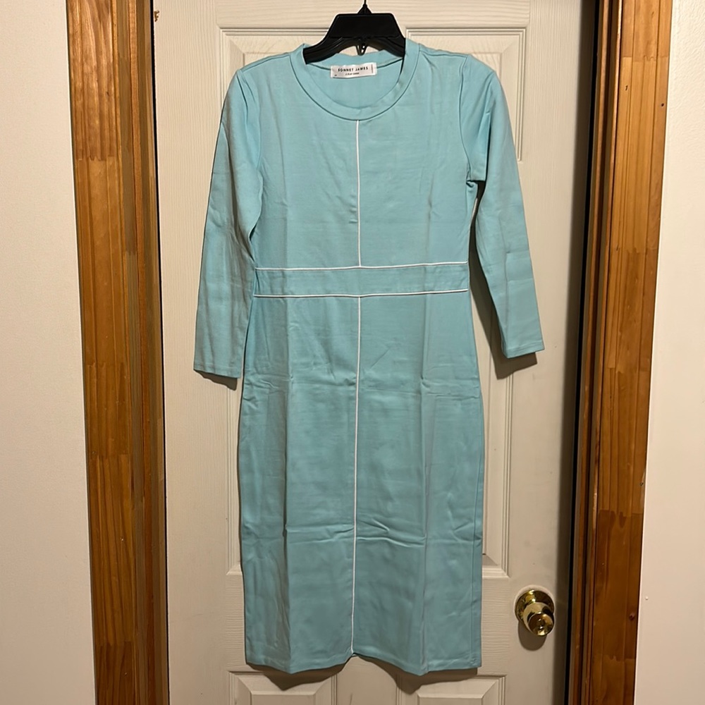 Sonnet James blue Coco dress XS